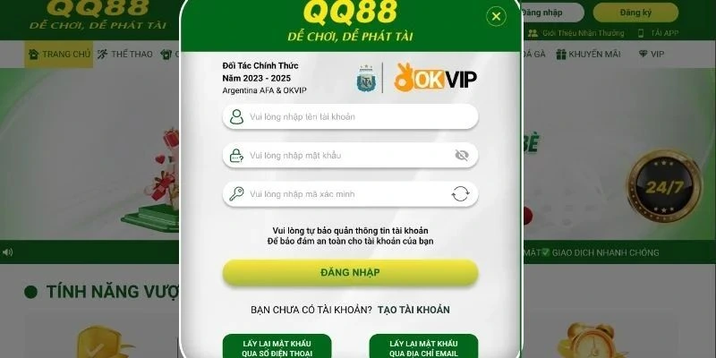 Hướng dẫn đầy đủ quy trình thực hiện truy cập QQ88