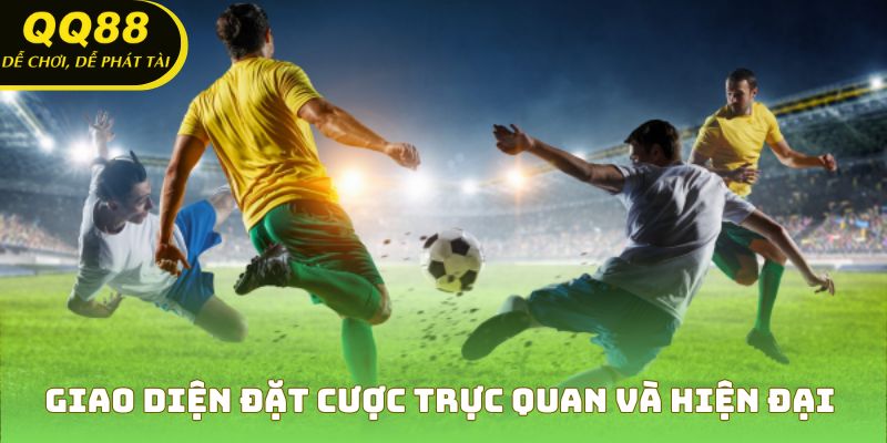 Giao diện đặt cược trực quan và hiện đại